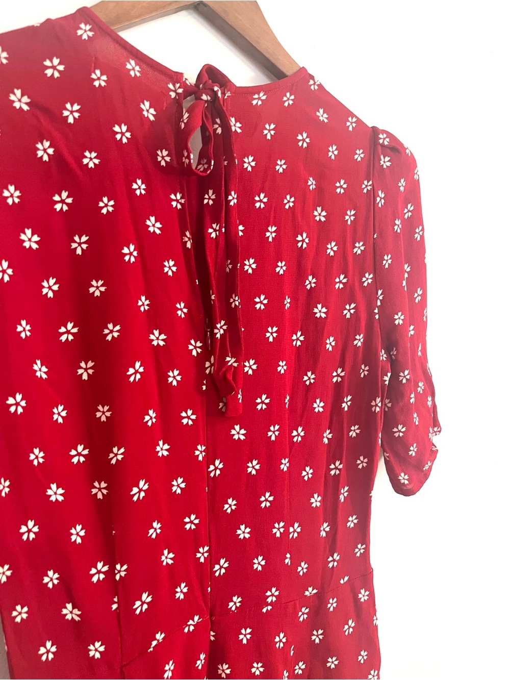 Reformation Bard Floral Print Crepe Mini Dress - Picture 8 of 10